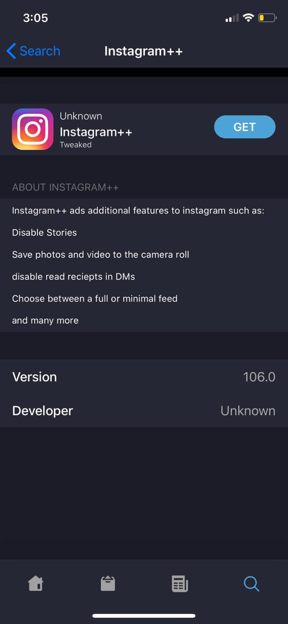 Instagram Plus Install on iOS - IGNITION APP